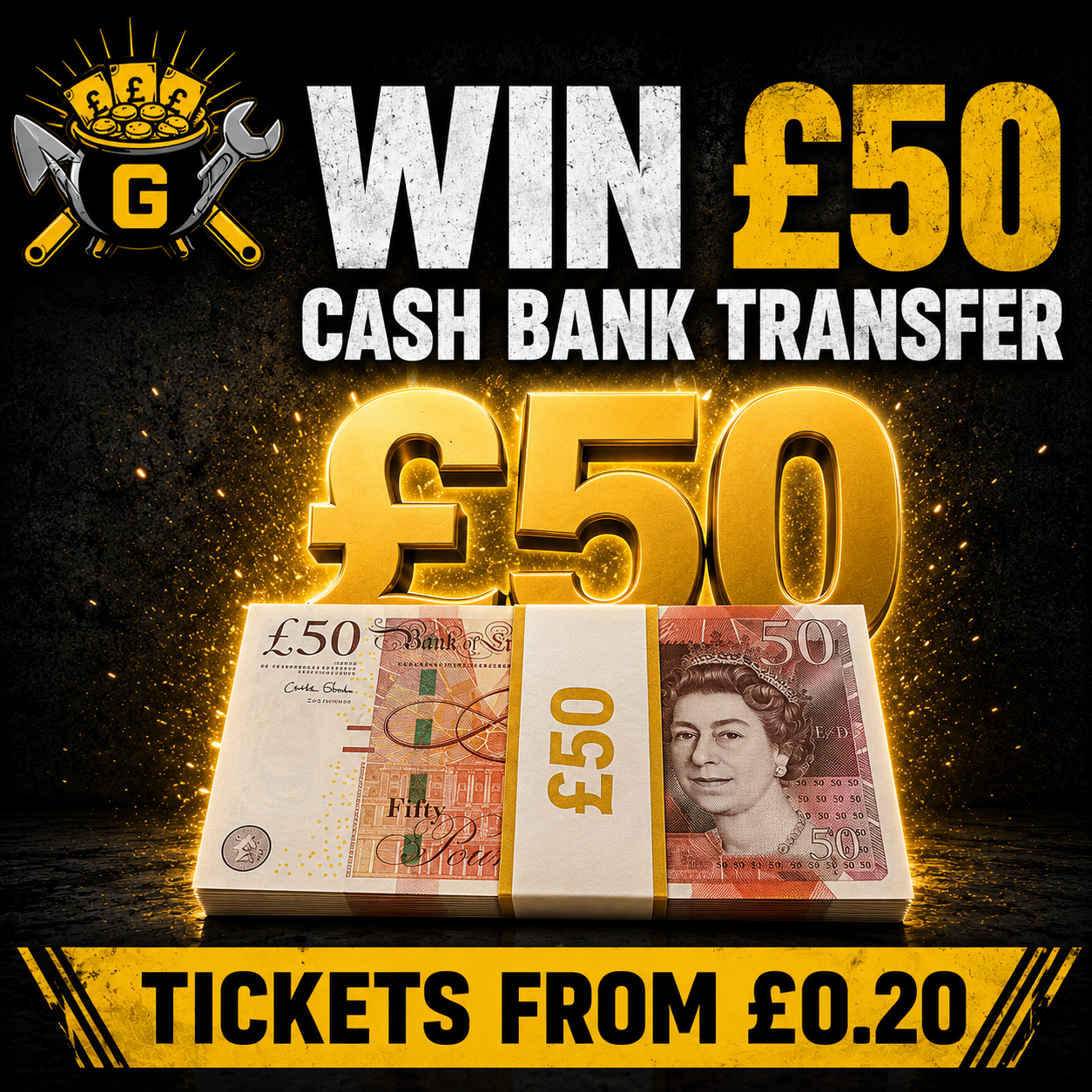 Win £50 Tax-Free Cash