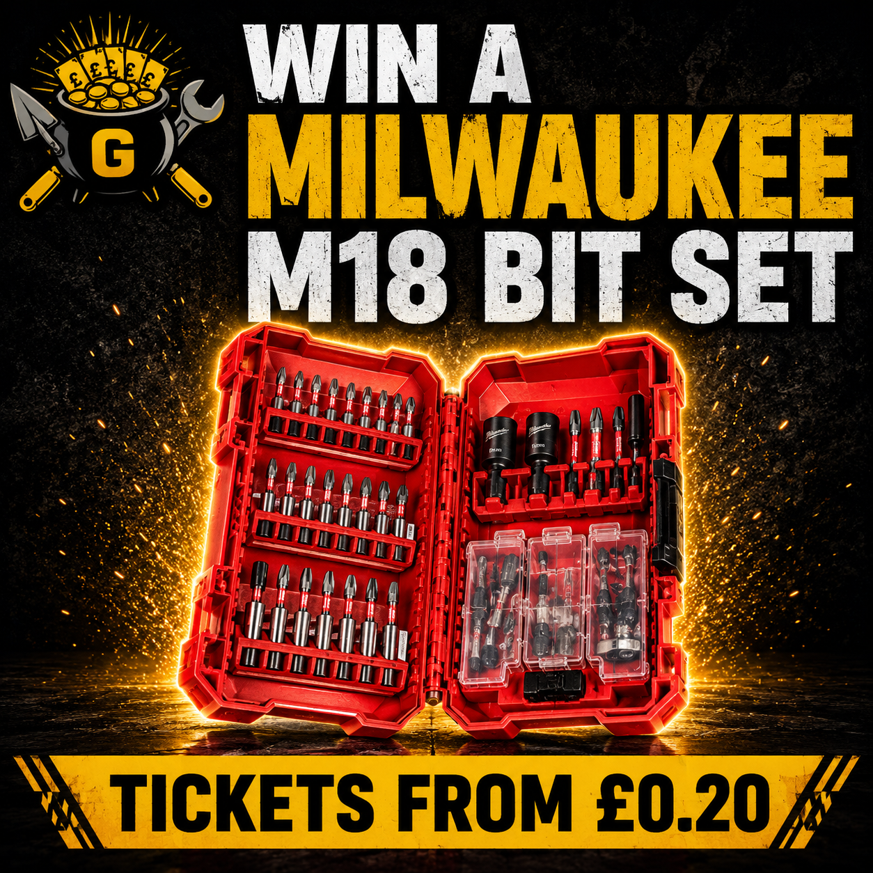 Win a Milwaukee M18 Bit Set